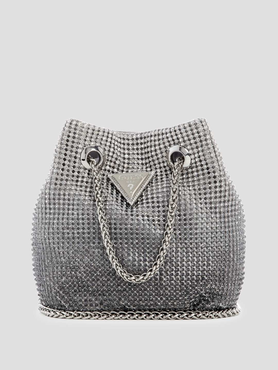 Silver Embellished Zalina Potli Bag