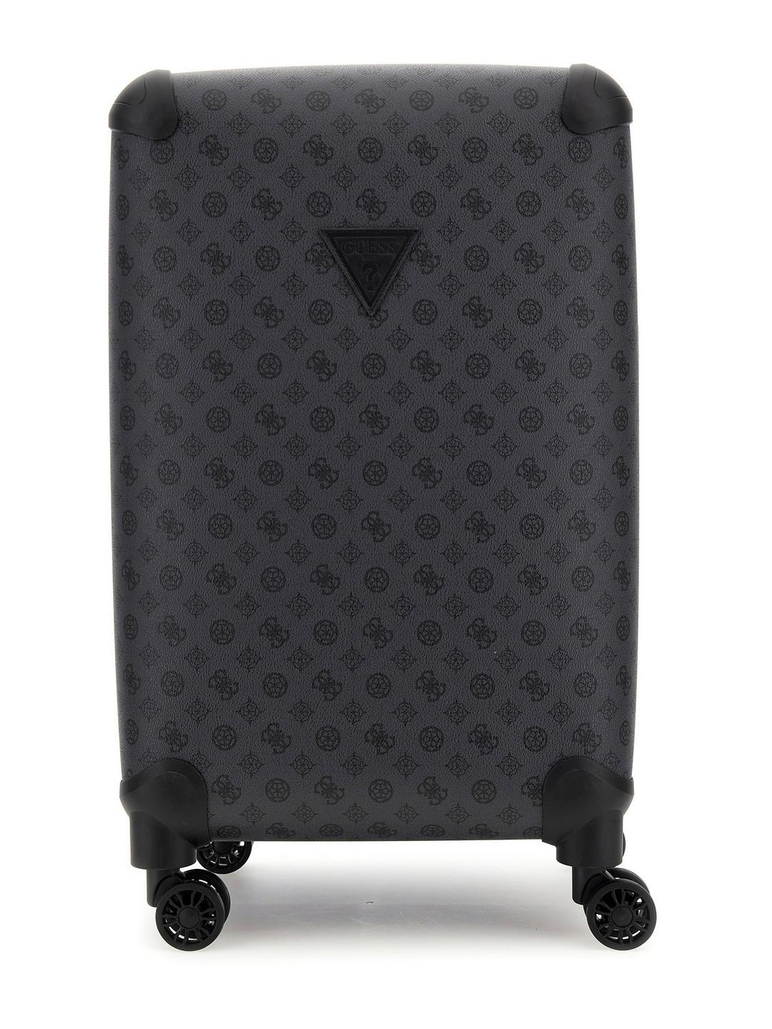 Charcoal Monogram Polyurethane Wilder 22 In 8-Wheeler Trolley
