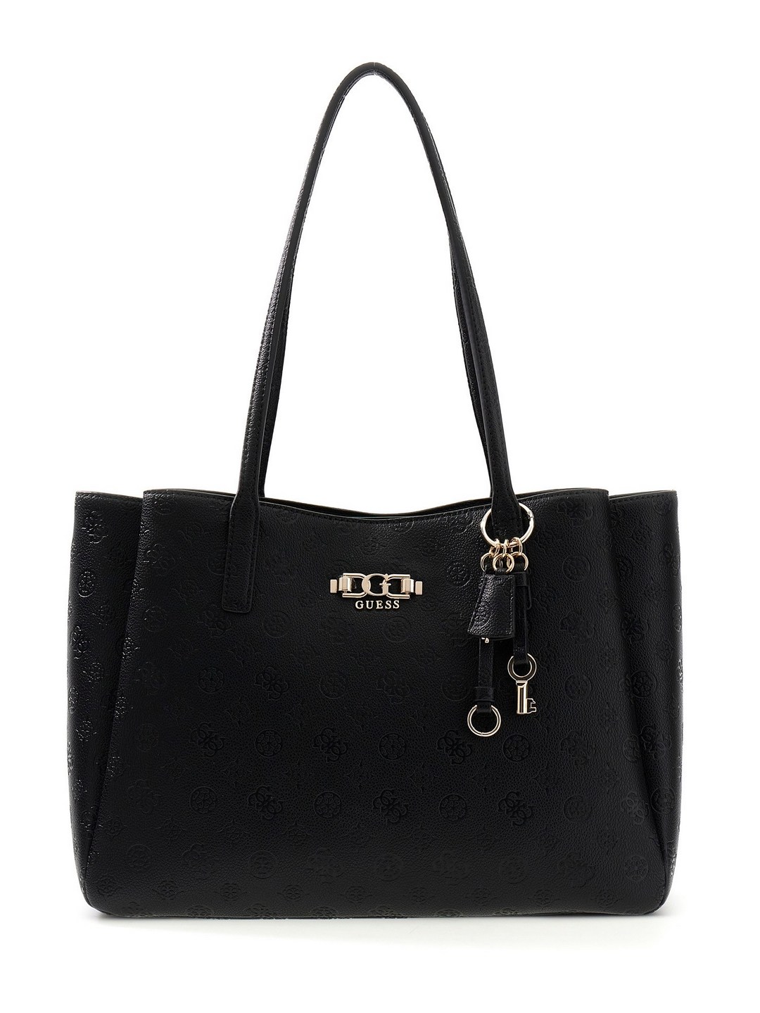 Guess Black Textured Anise Tote Bag