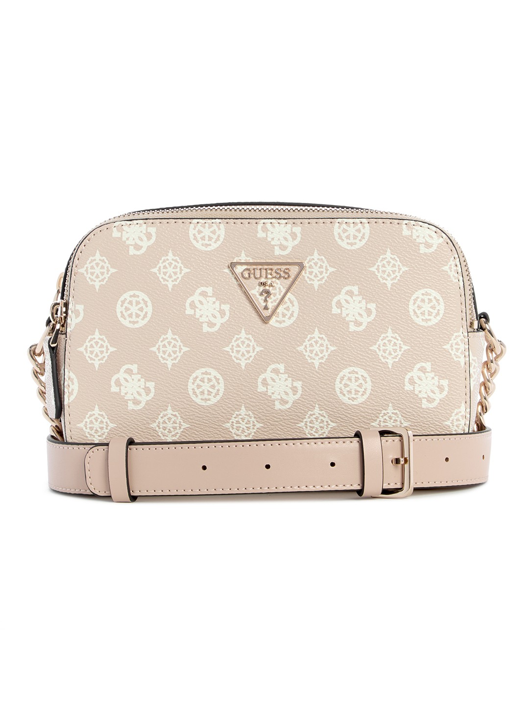 Sand Logo Printed Noelle Crossbody Camera Bag