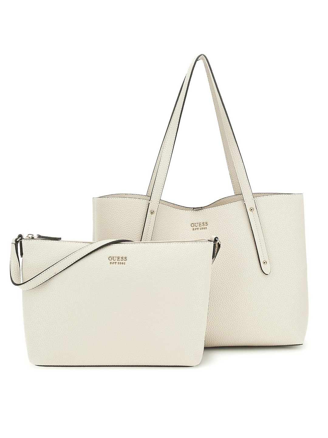 Guess Bone Solid Brenton Tote Bag