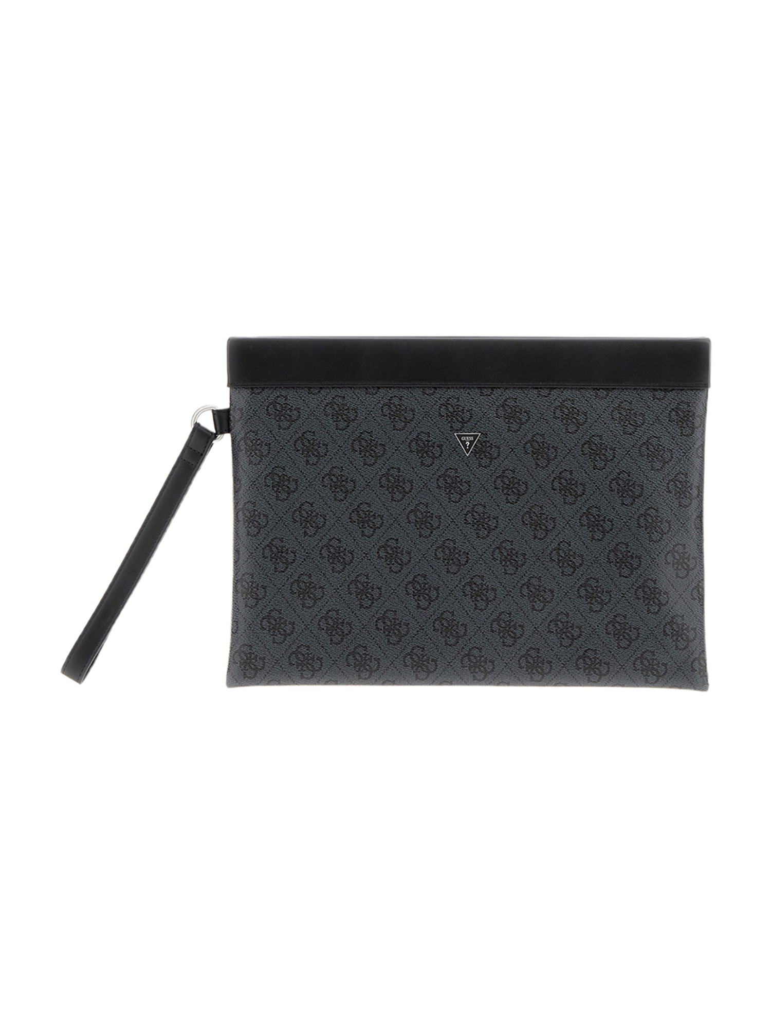 Guess Black Polyurethane Pouch