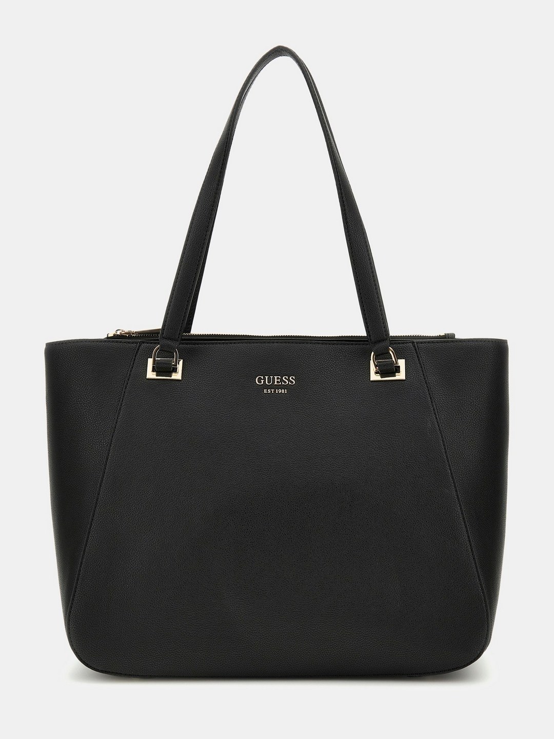 Guess Black Textured Calebra Tote Bag