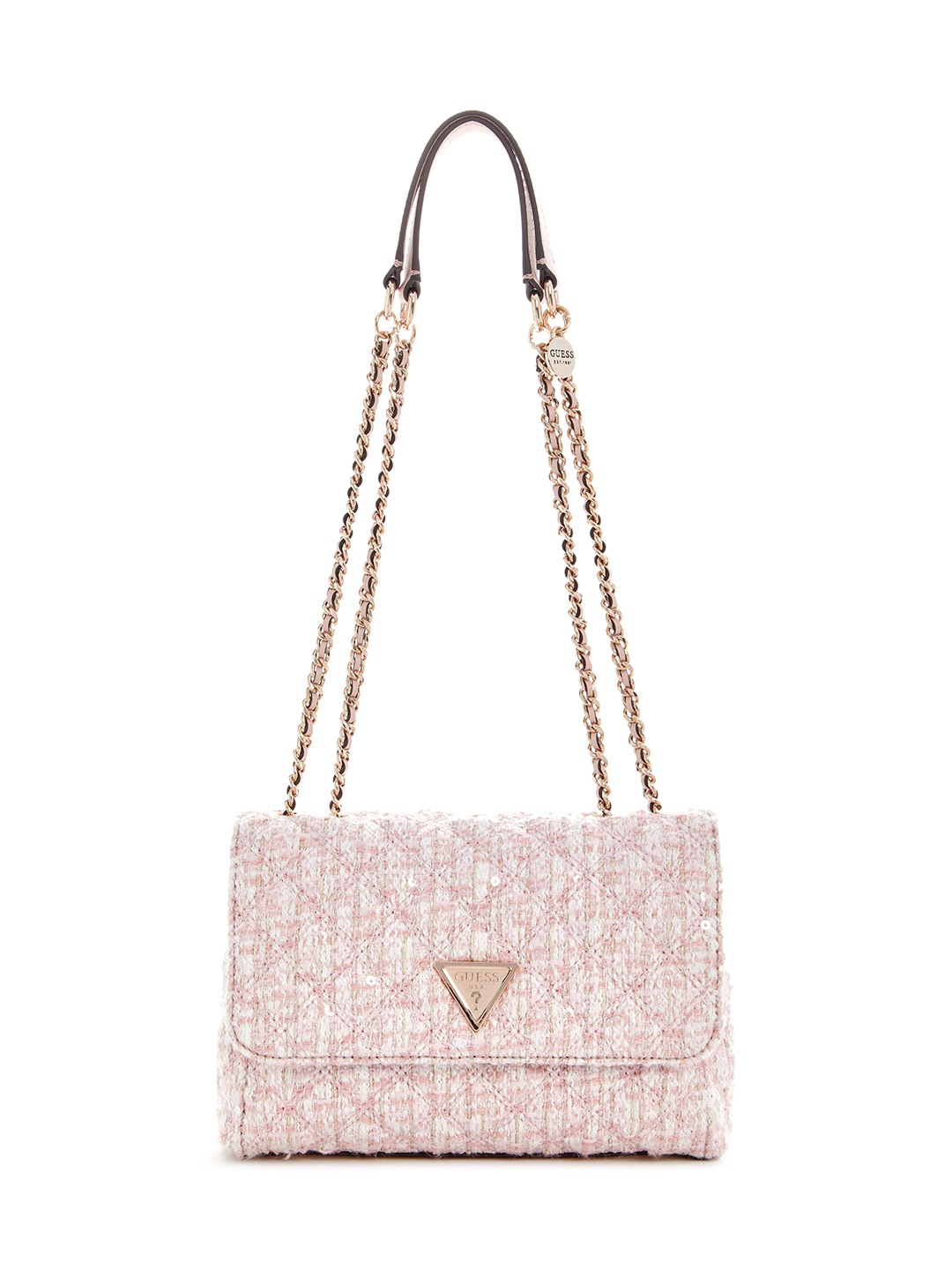 Peony Multi Quilted Giully Crossbody Bag
