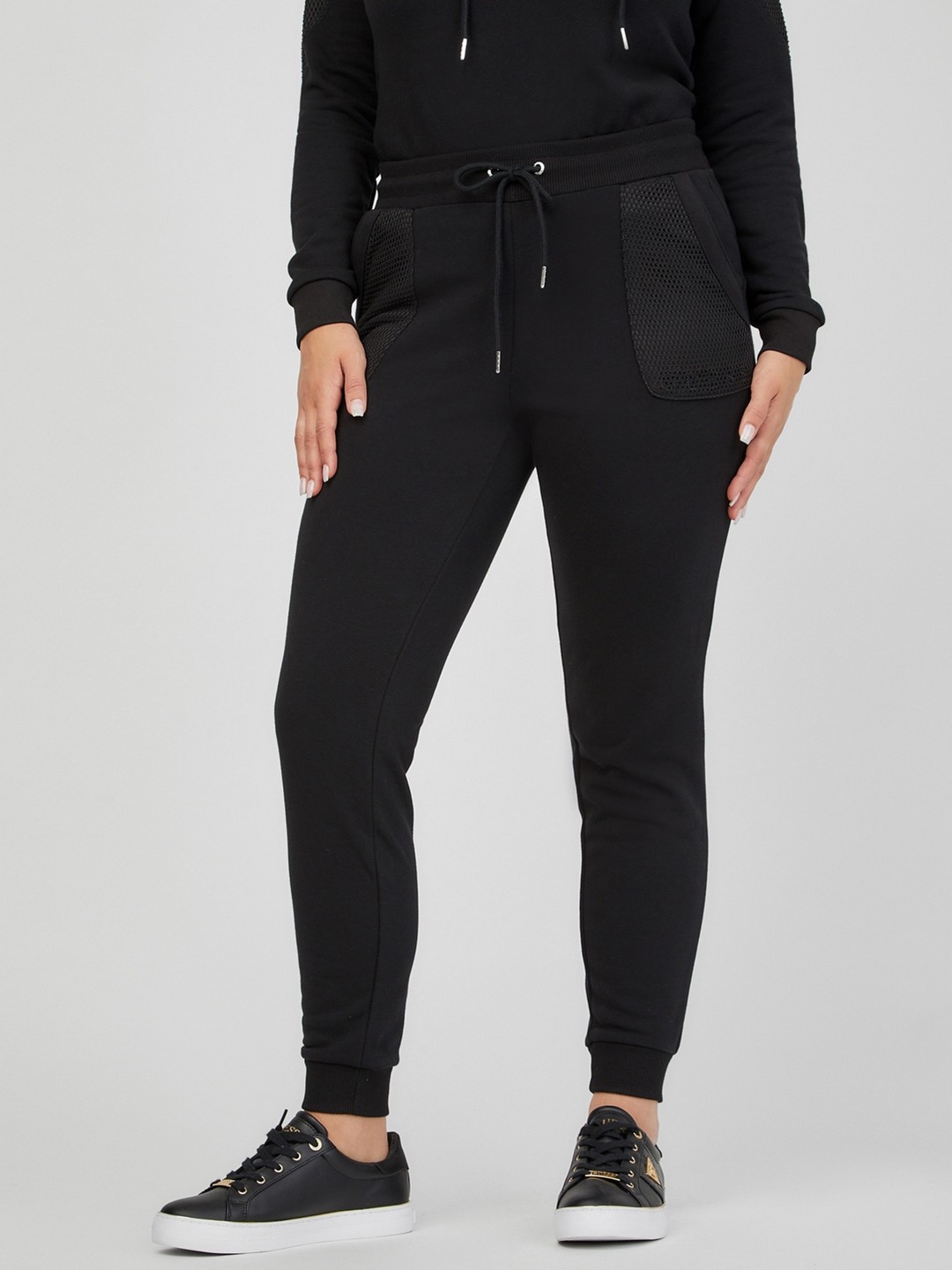 Black Solid Aurora Active Jogger