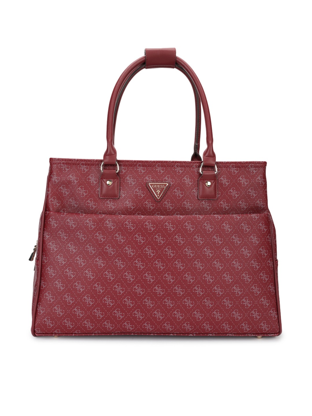 Guess Red Printed Jesco Tote