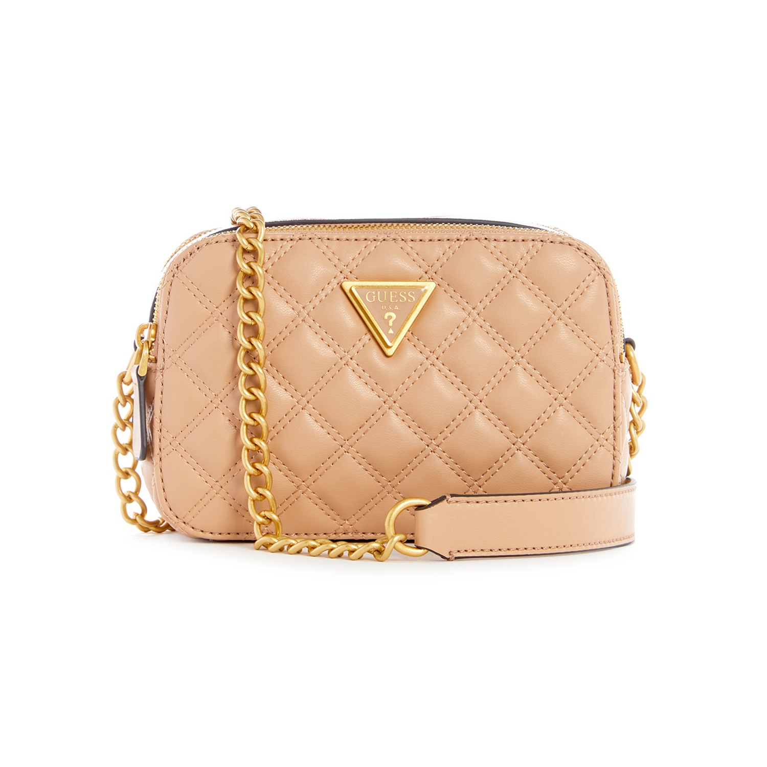 Guess Women Quilted Pu Giully Crossbody Camera Bag