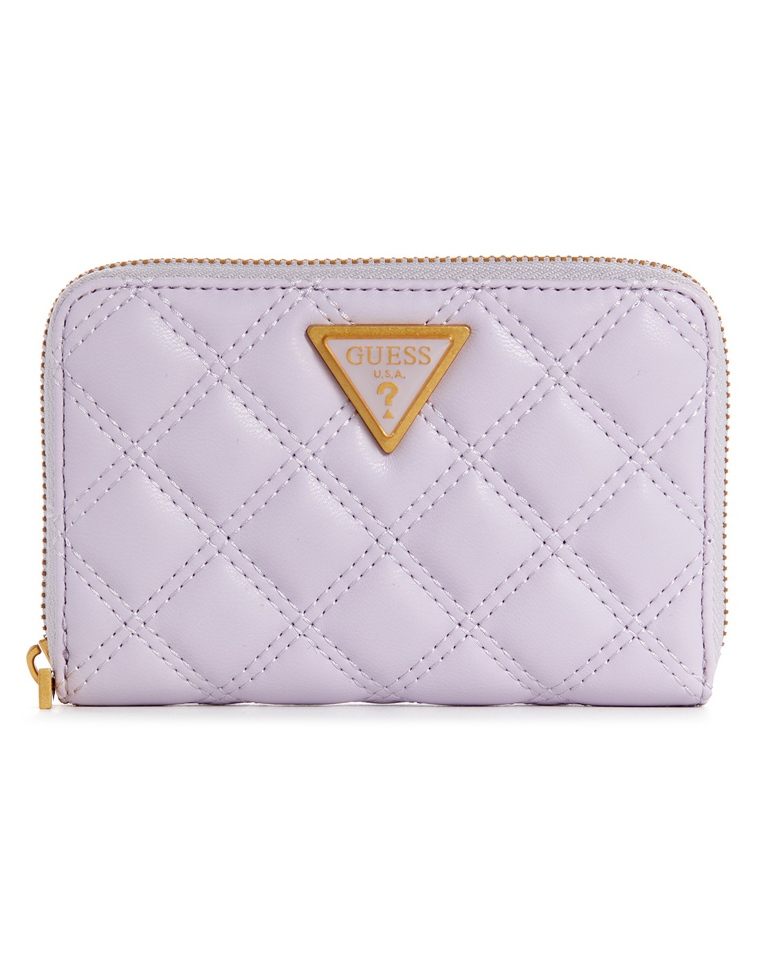 Lavender PU Quilted Wallet
