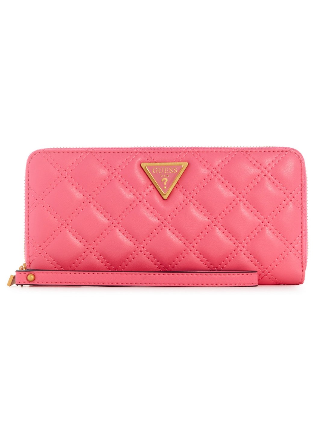 Watermelon Quilted Giully Large Zip Around Wallet