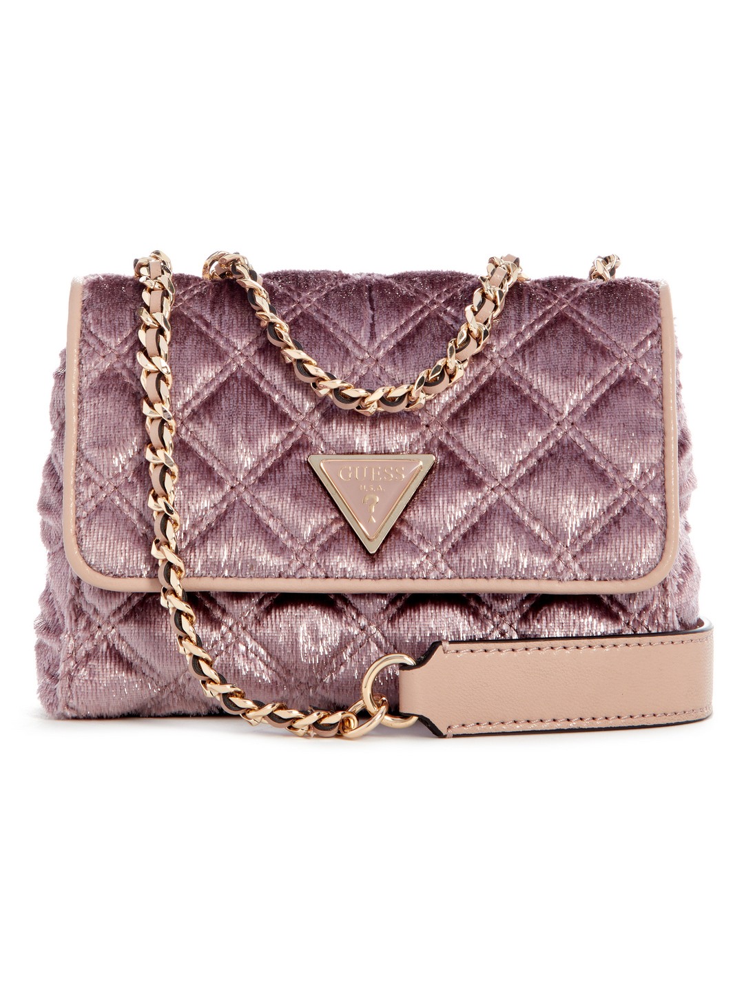 Mauve Self-Design Sling Bag