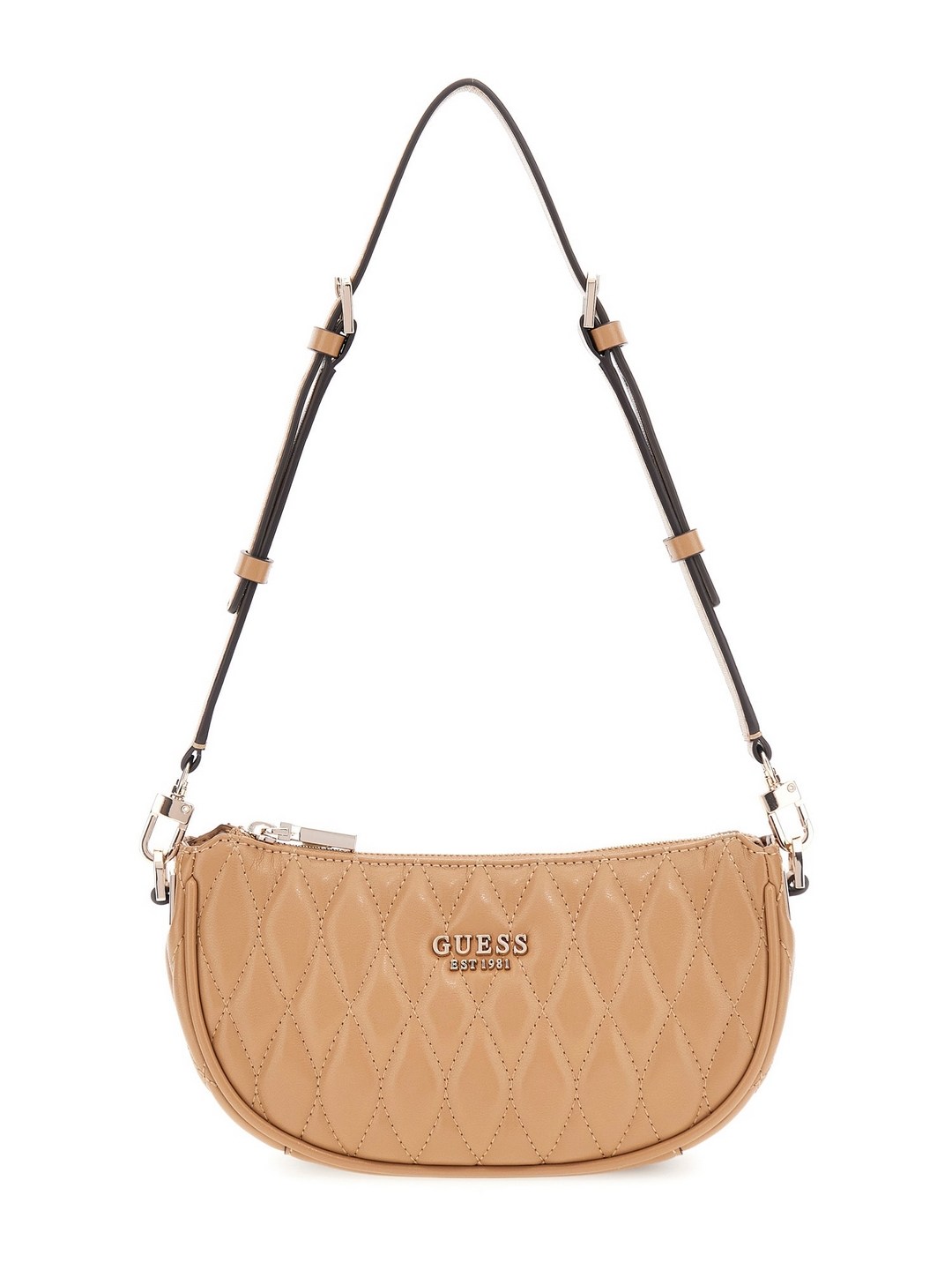 Beige Quilted Valla Mini Shoulder Bag