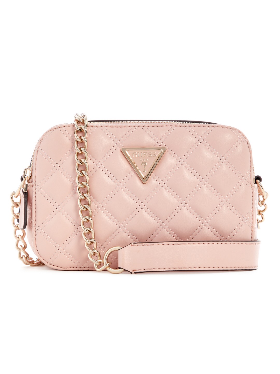 Peony Quilted Polyurethane Giully Camera Bag