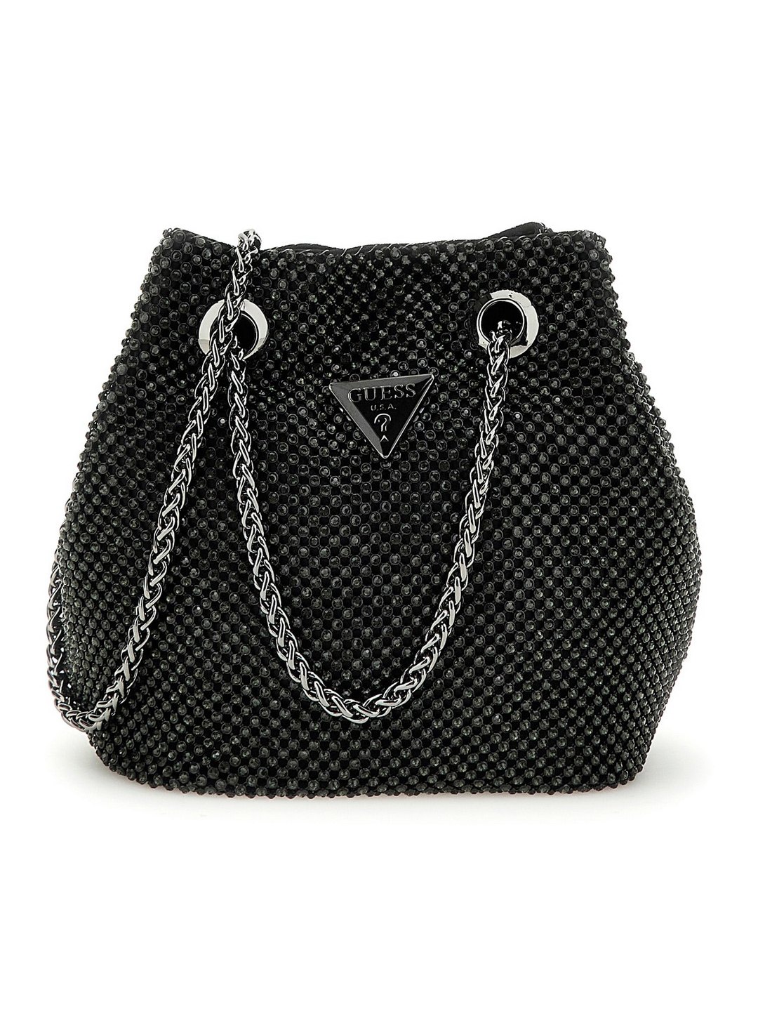 Guess Black Embellished Zalina Pouch