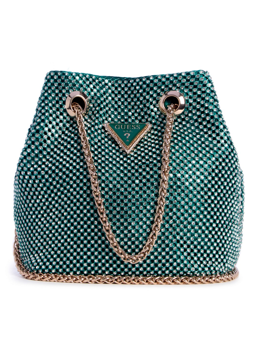 Guess Emerald Embellished Zalina Pouch