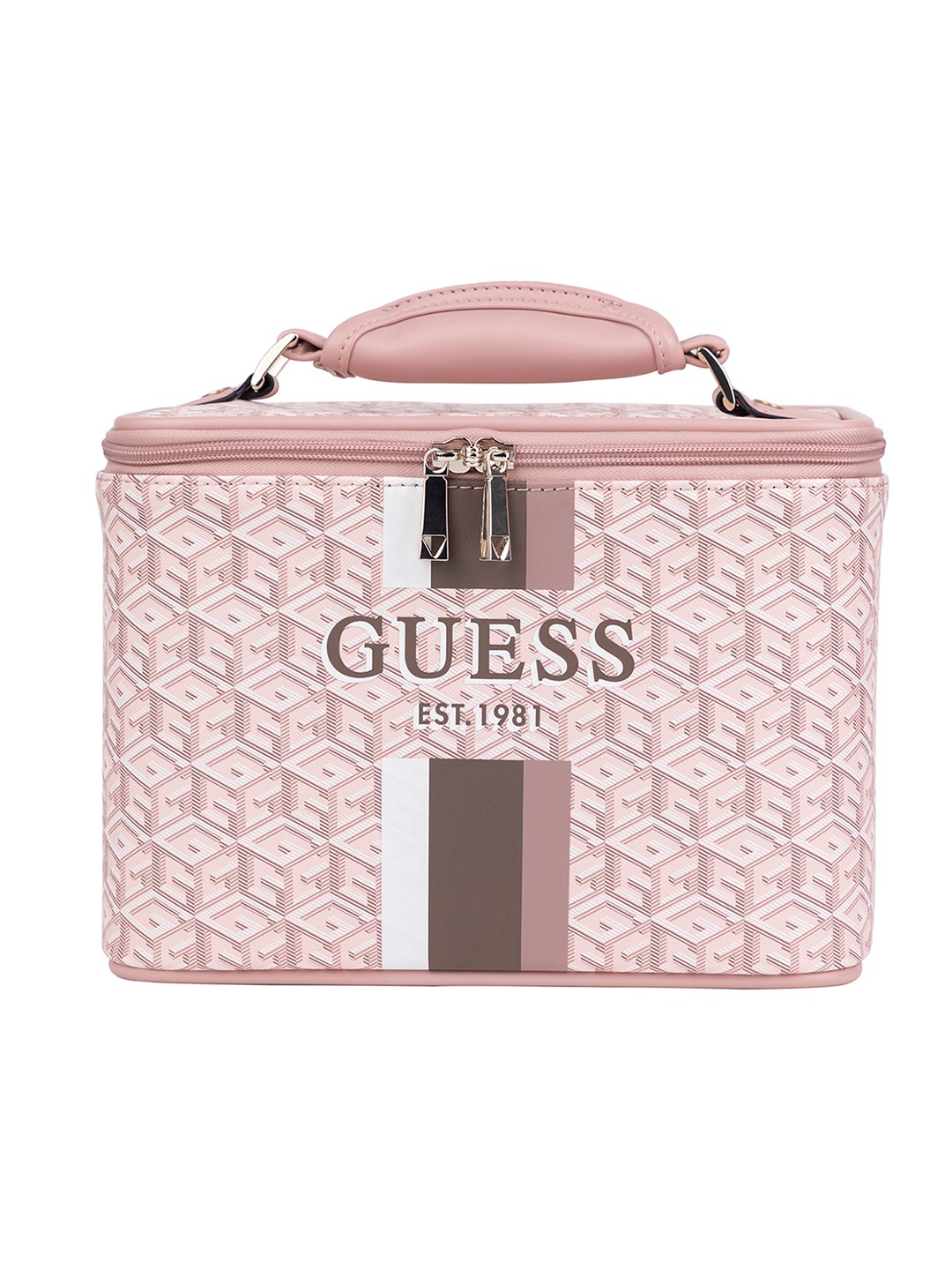 Guess Women Pink Printed Vanity Box