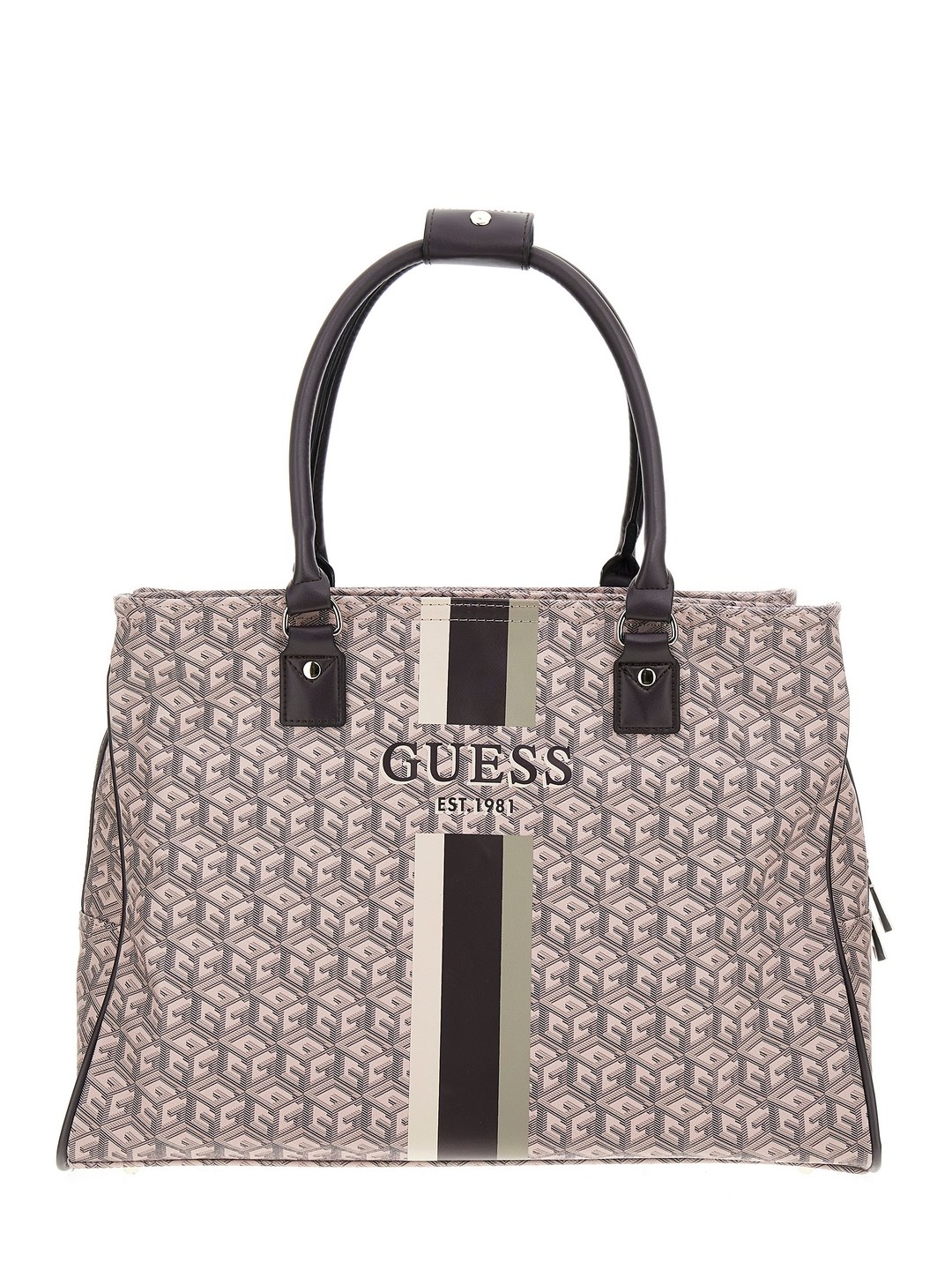 Guess Geometric Wilder Shopper Tote Bag
