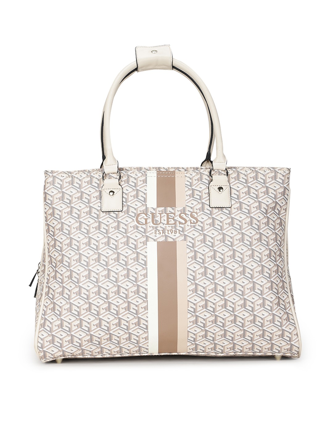 Beige Printed Wilder Tote