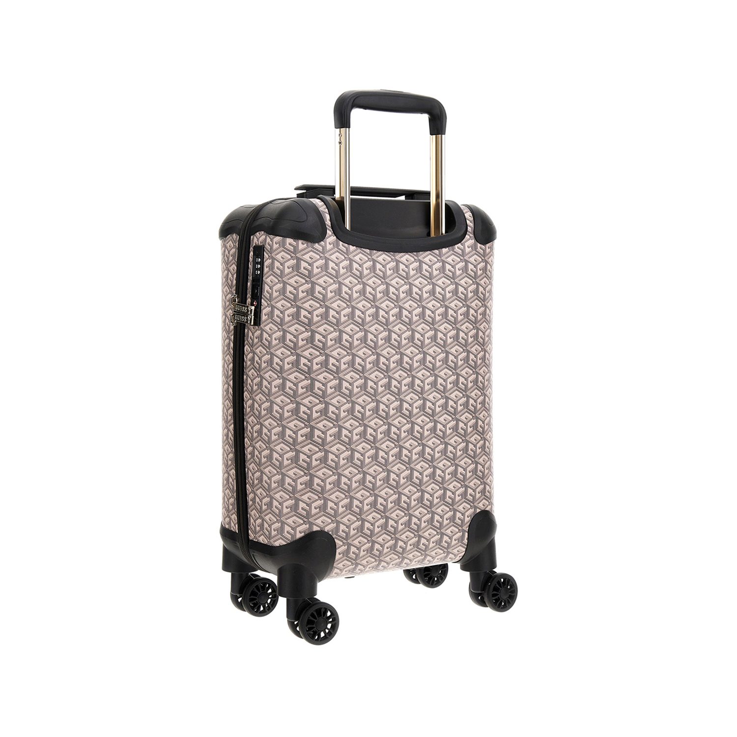 Guess Geometric Wilder 18 In 8-Wheeler Trolley Bag