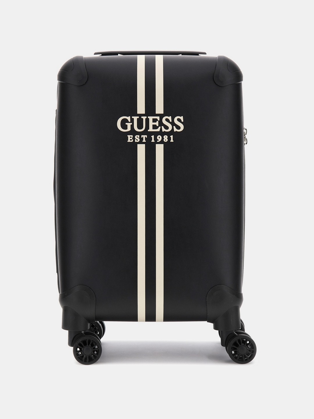 Guess Black Solid Trolley Bag