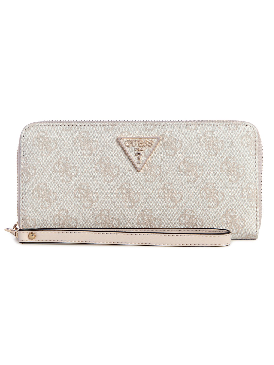 Dove Logo Printed Laurel Zip Around Wallet
