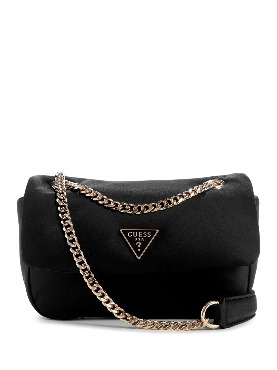 Black Solid Sunetra Mini Crossbody Bag