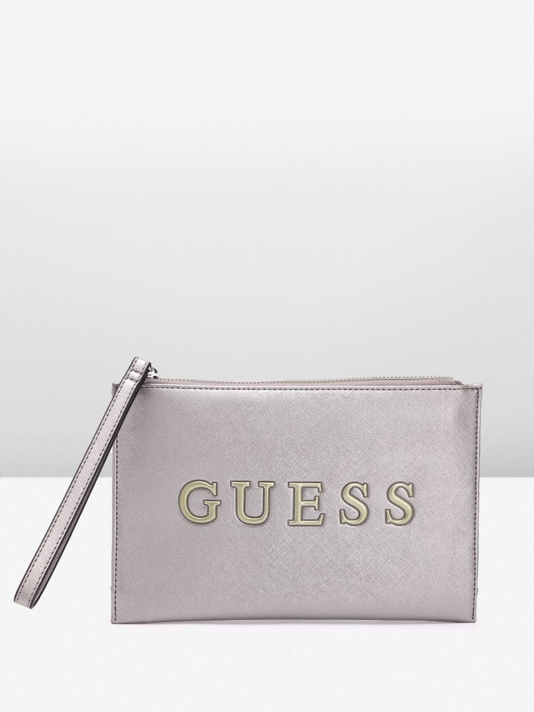 Guess Women Solid Gunmetal Rodney Wallet