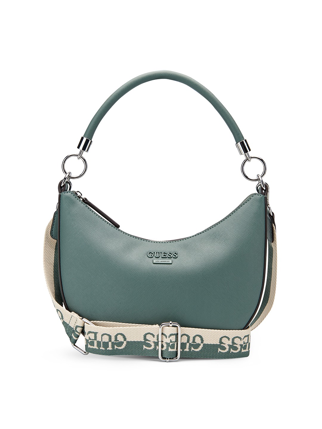 Green Tea Solid Monica Mini Hobo Bag