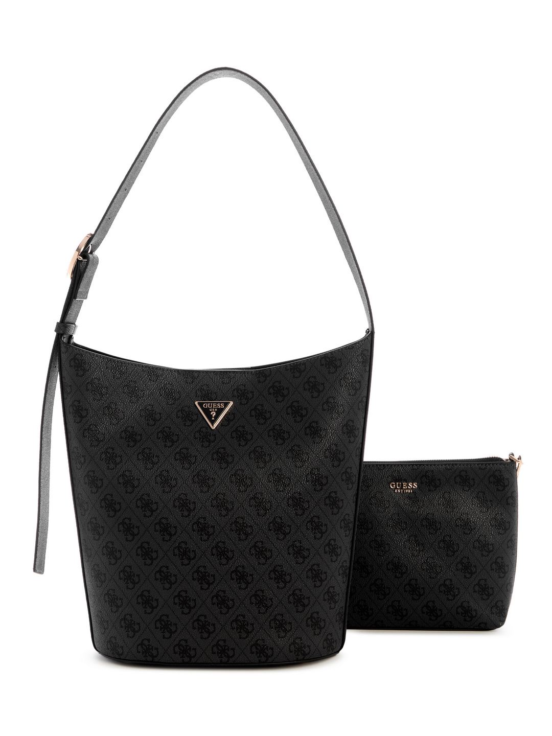 Women Coal Logo Monogram Meridian Bucket Shoulder Bag