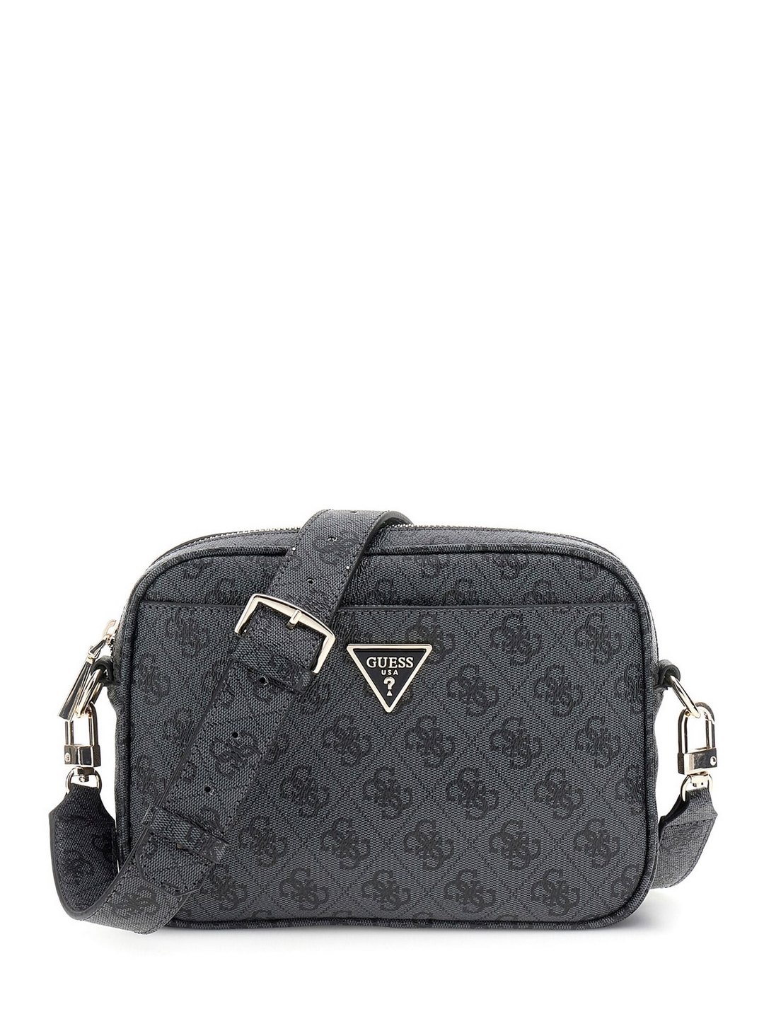 Charcoal Grey Printed Meridian Crossbody Bag