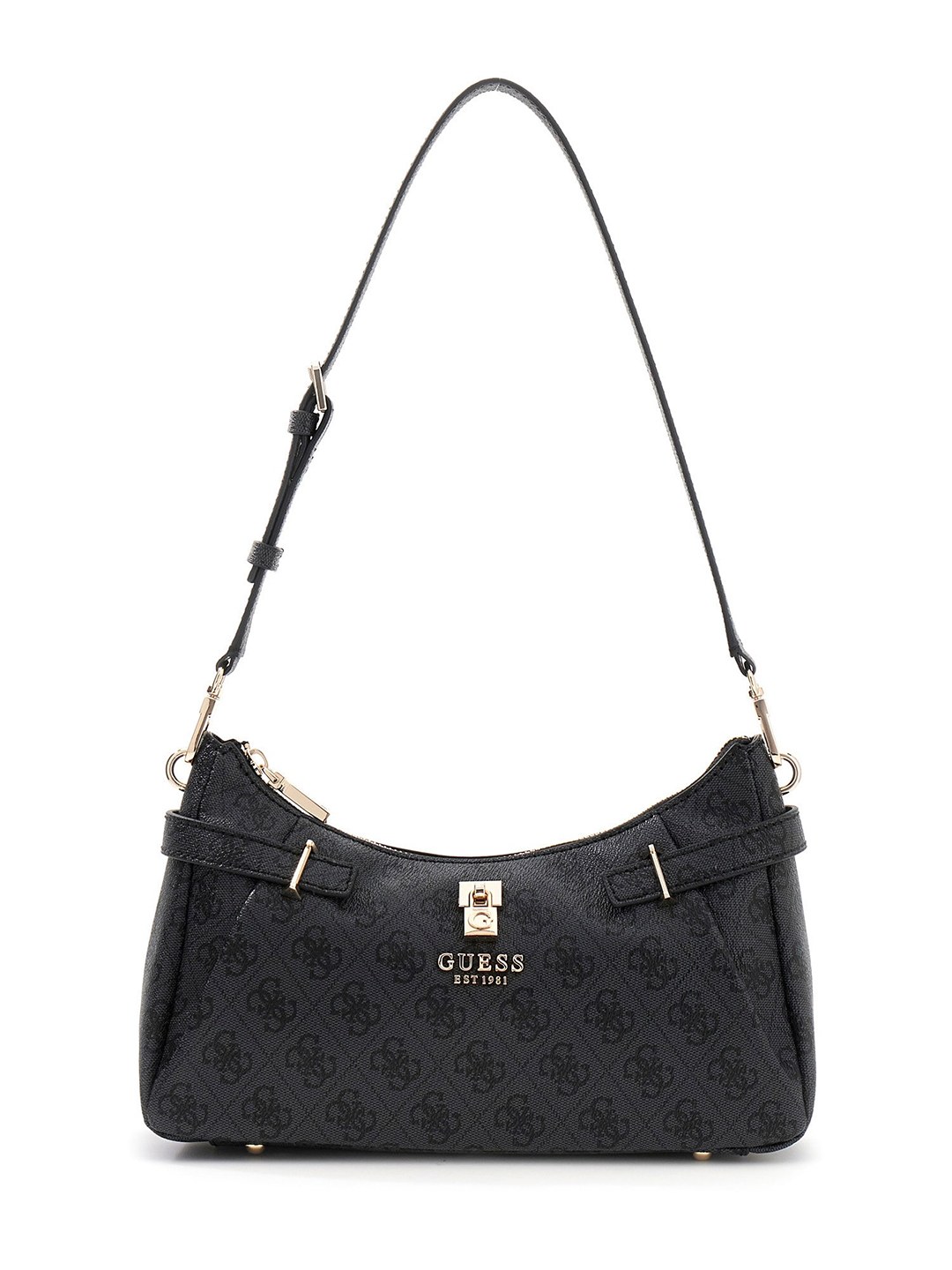 Coal Logo Printed Zipper Yesba Shoulder Bag