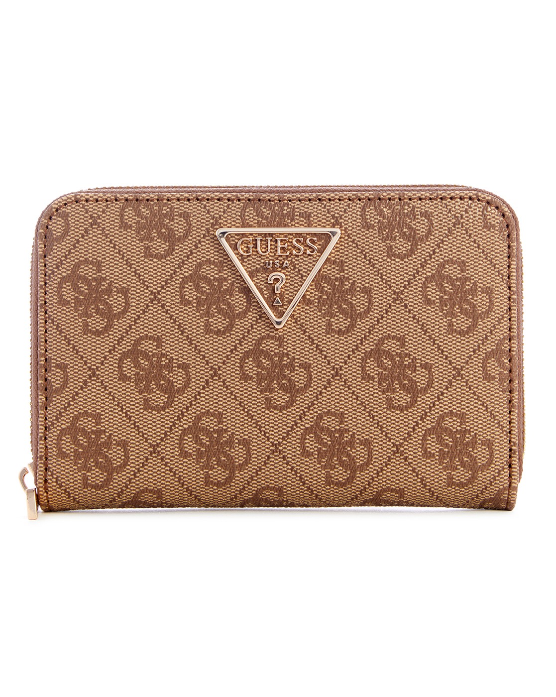 Brown PU Printed Wallet