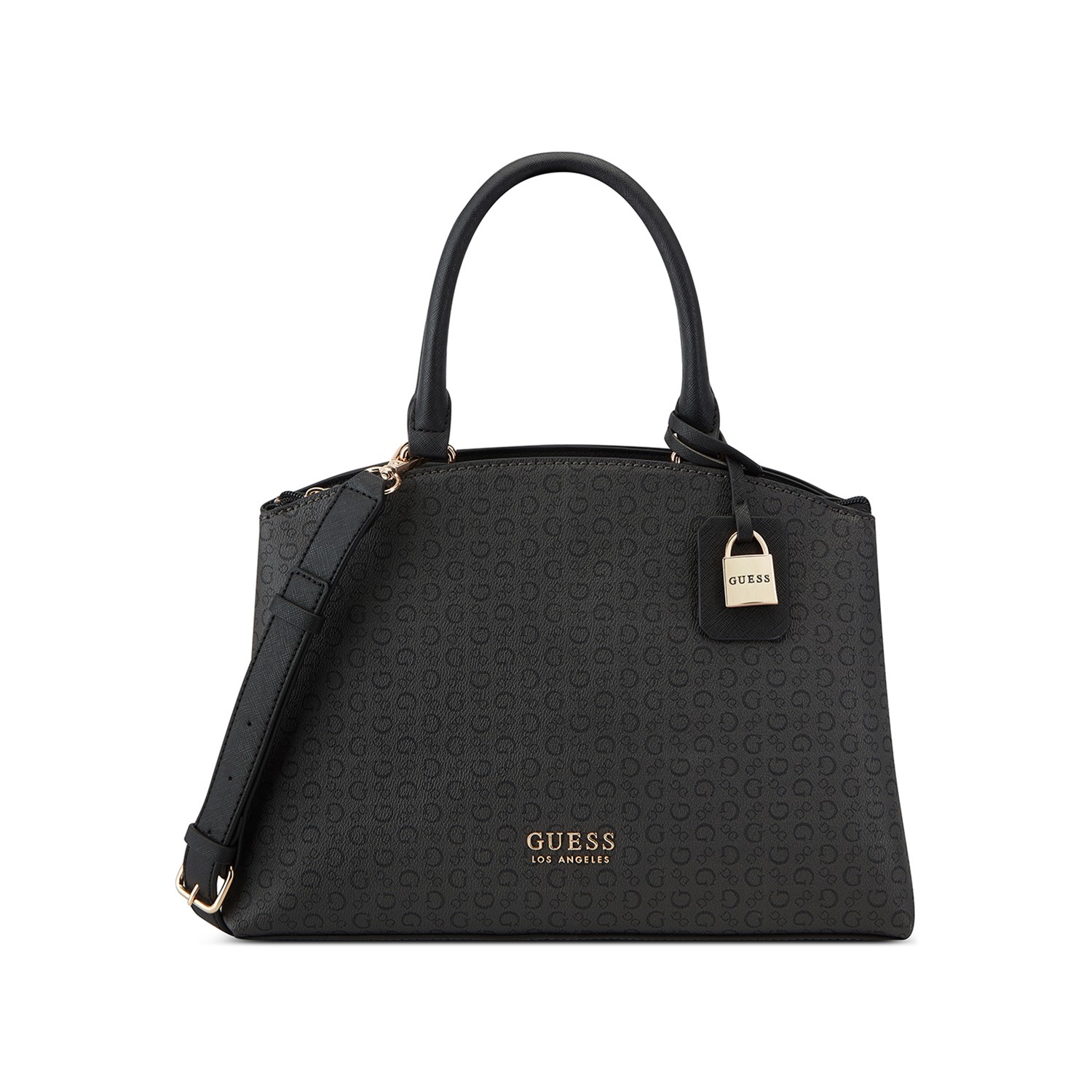 Guess Solid Easley Satchel Bag