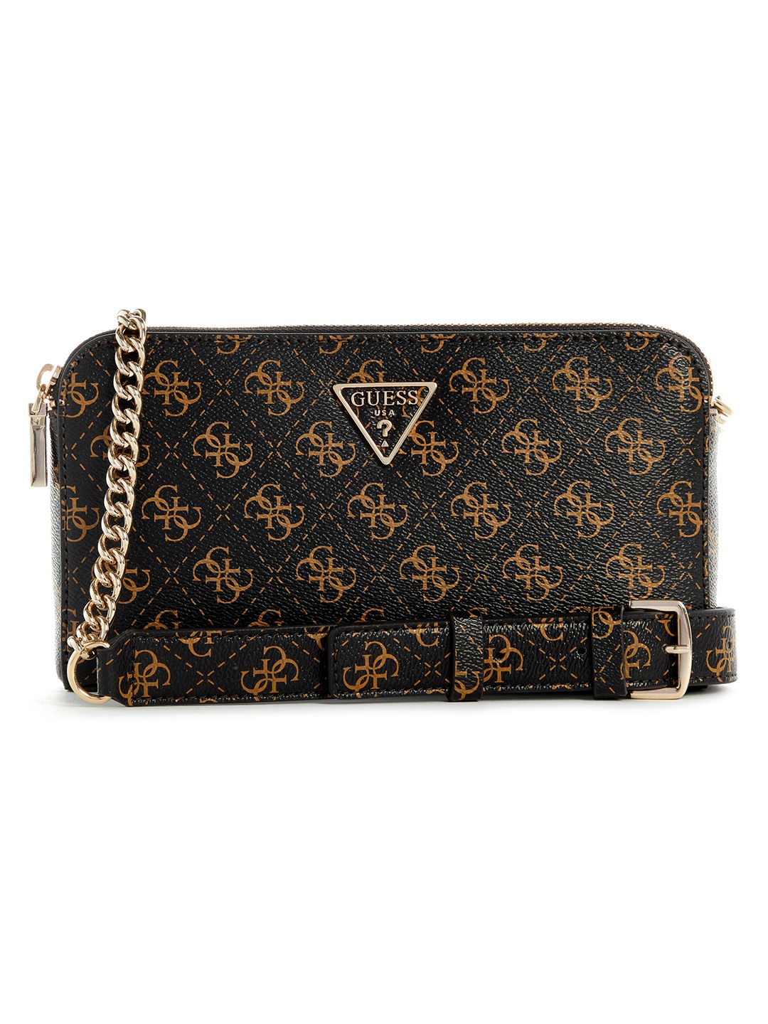 Guess Monogram Daryna Status Crossbody Bag