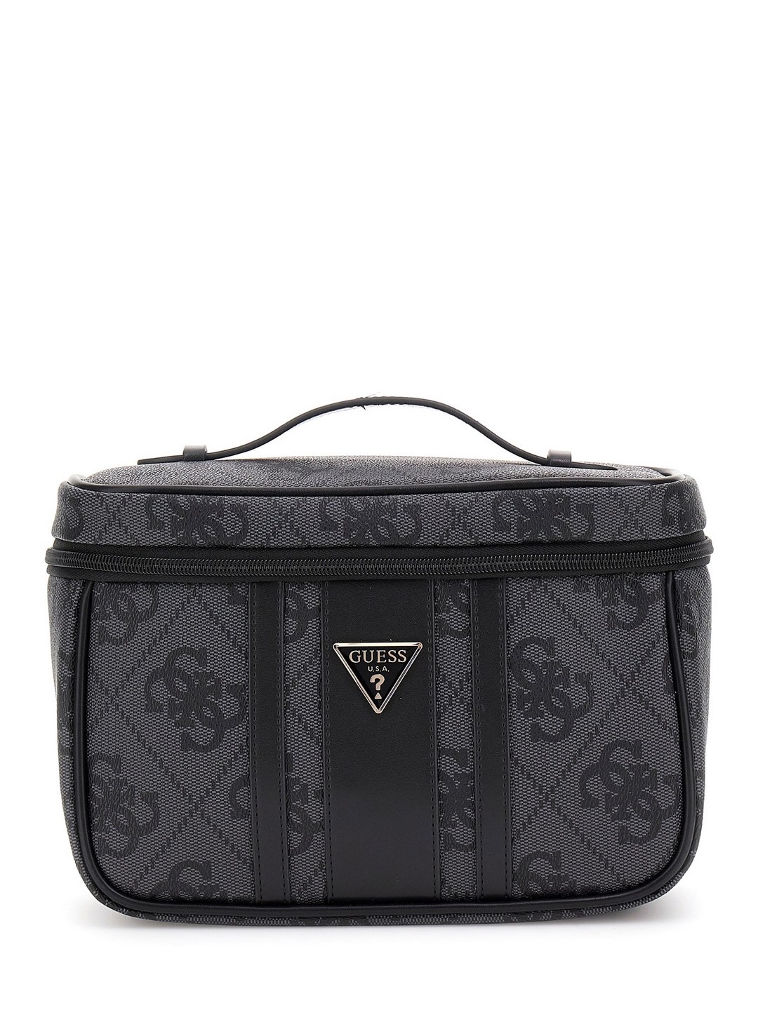 Charcoal Grey Printed Erenia Toiletry Bag