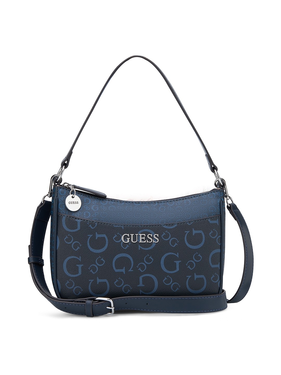 Navy Printed Granby Mini Shoulder Bag