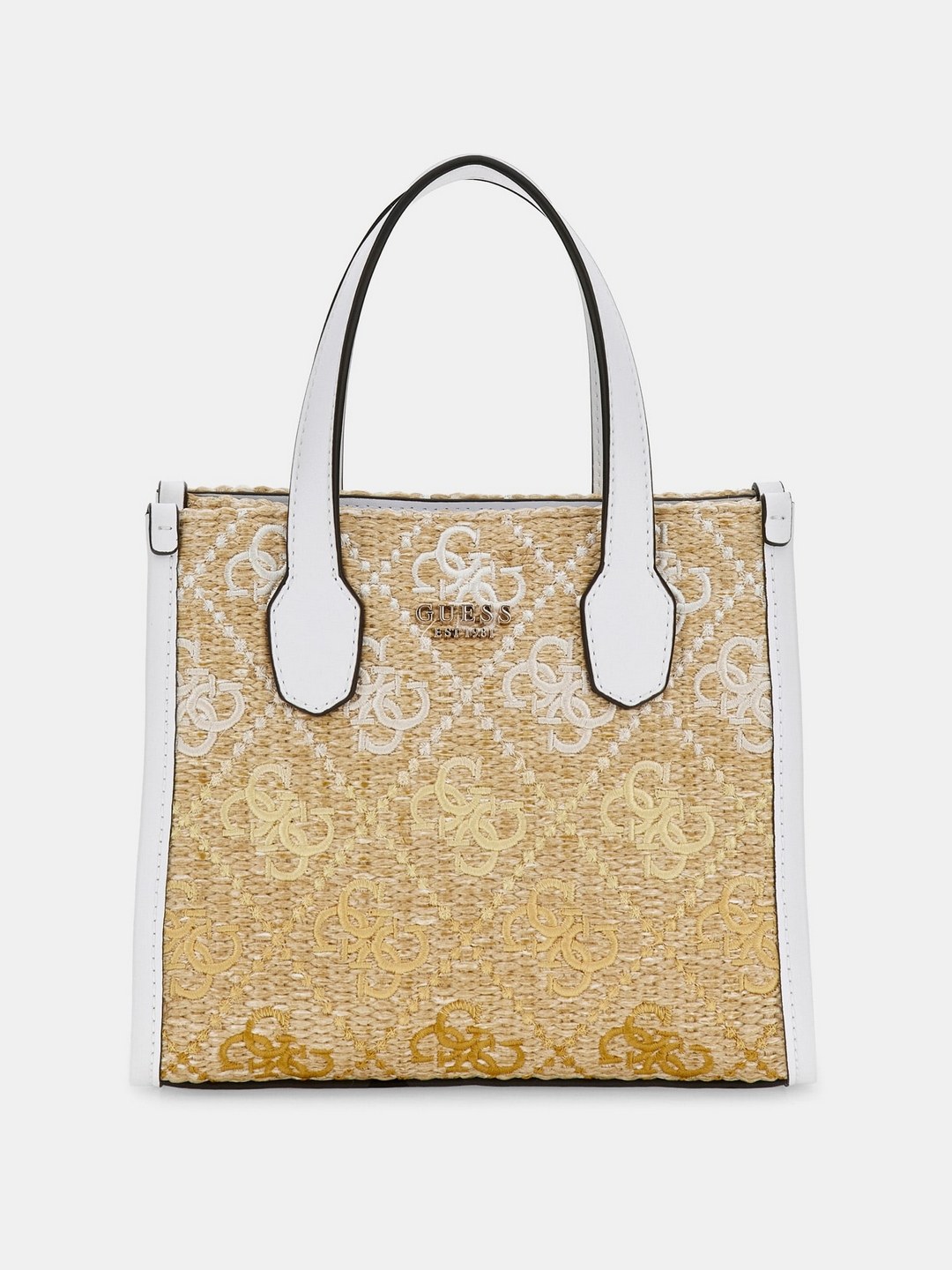 Guess Cornsilk Logo Self-Design Silvana Mini Shoulder Bag