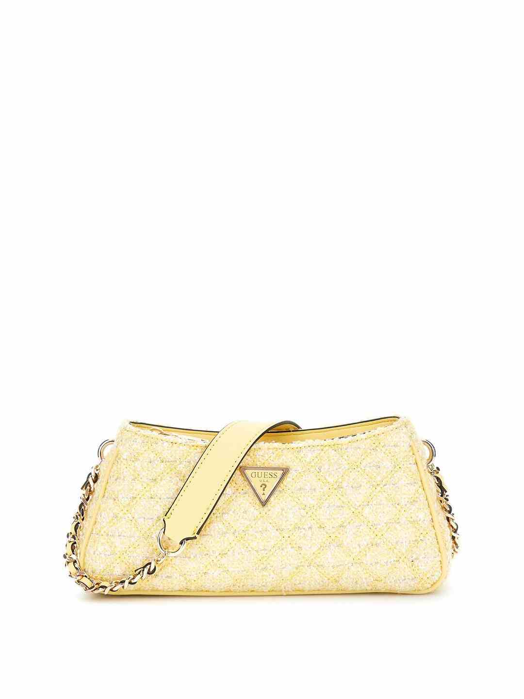 Daisy Multi Quilted Giully Top Zip Shoulder Bag