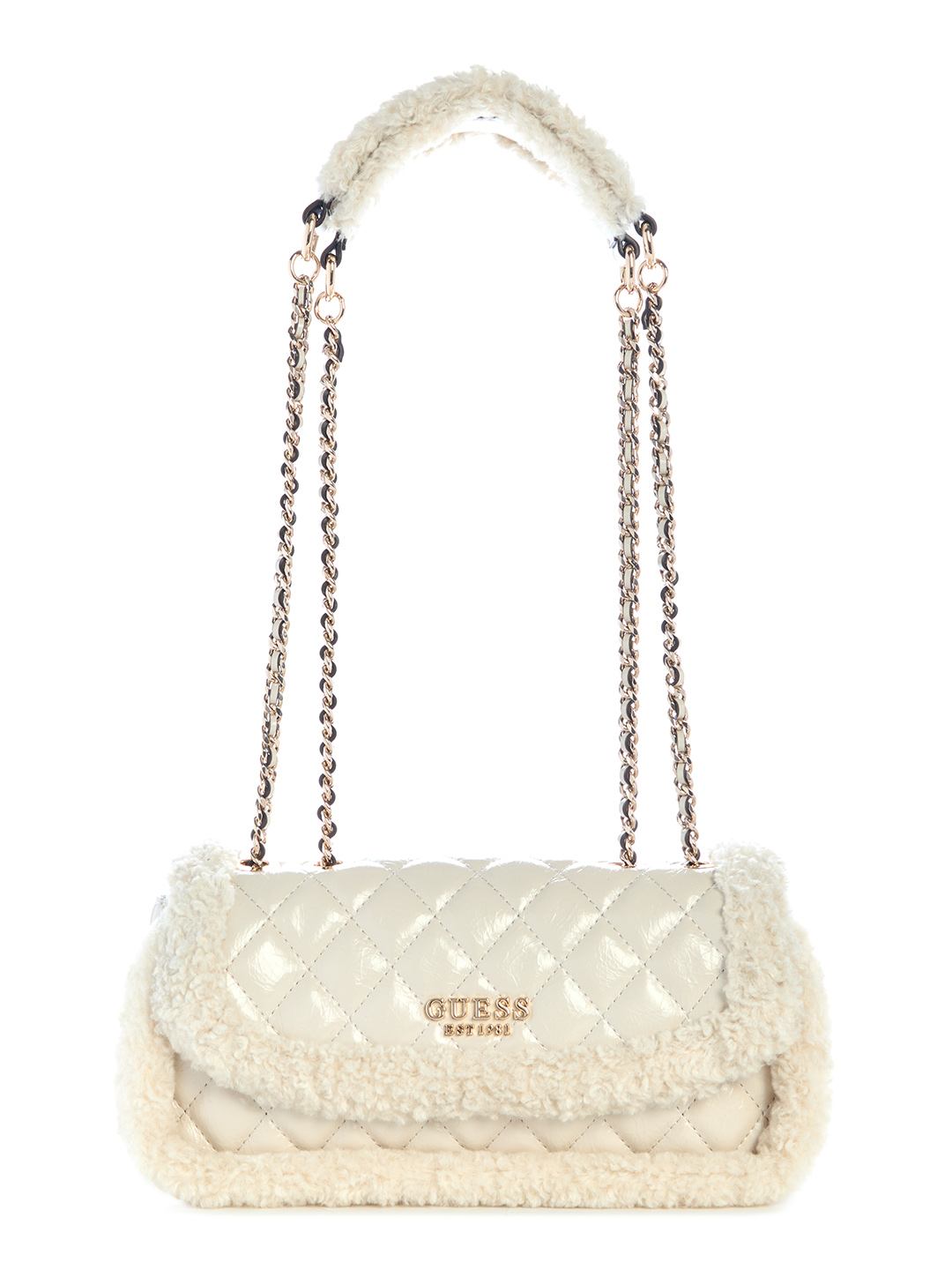 Guess Women Quilted Cristi Convertible Crossbody Bag