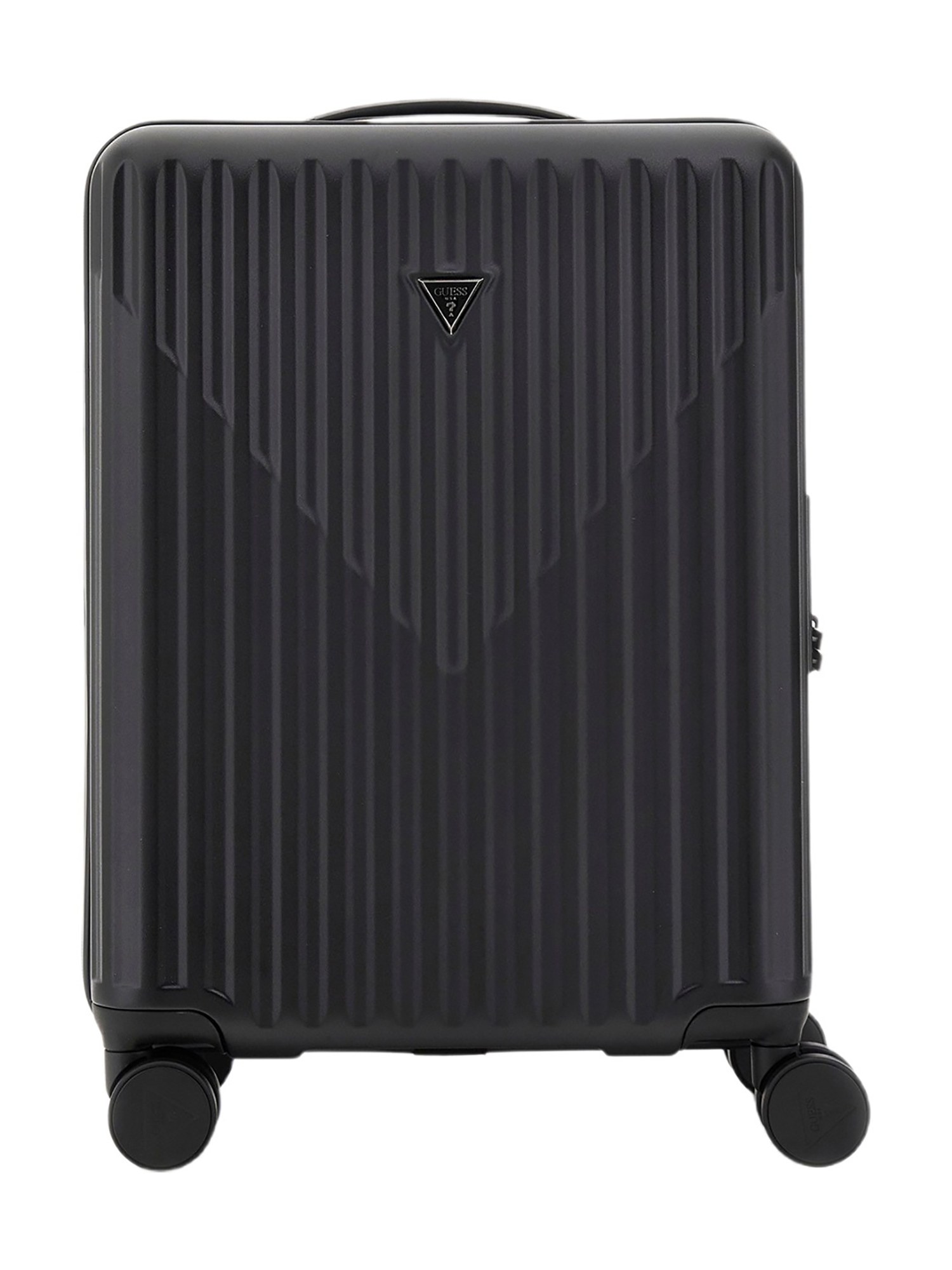 Guess Black Polycarbonate Travel Roller