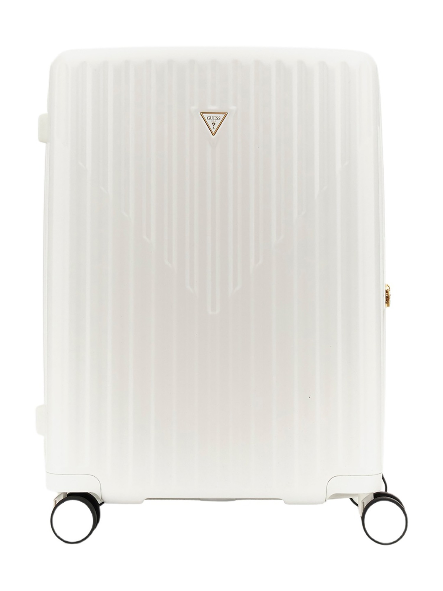 Guess White Polycarbonate Travel Roller