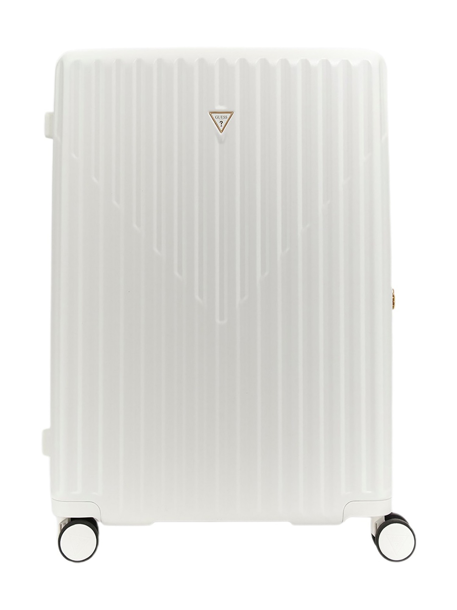 Guess White Polycarbonate Travel Roller