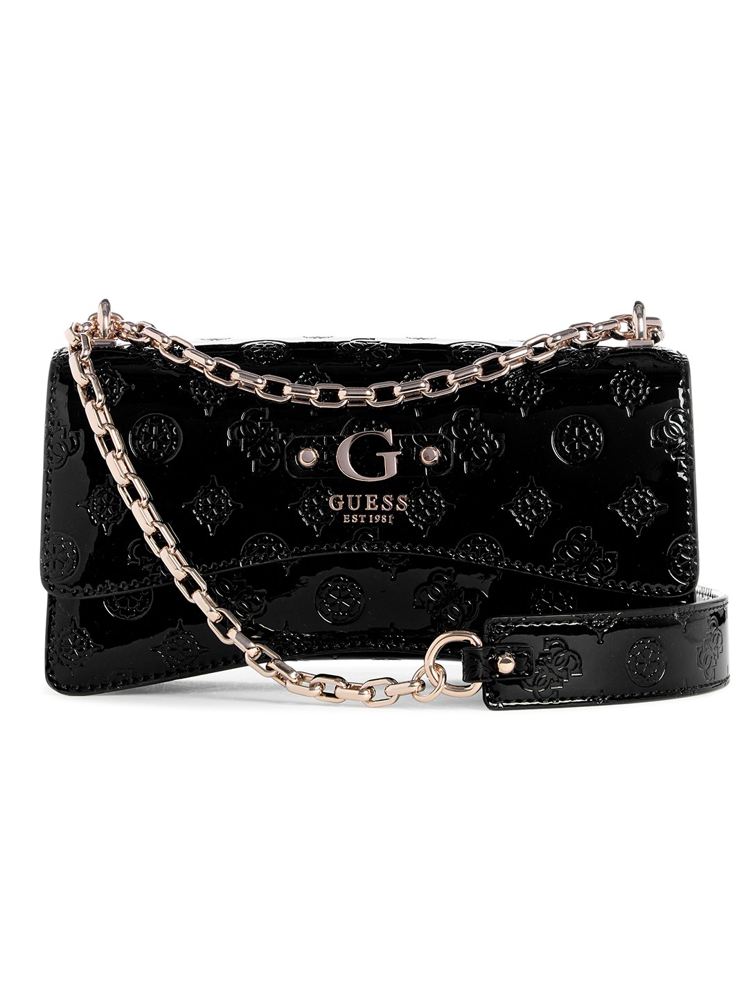 Black Printed Gerty Convertible Crossbody Bag