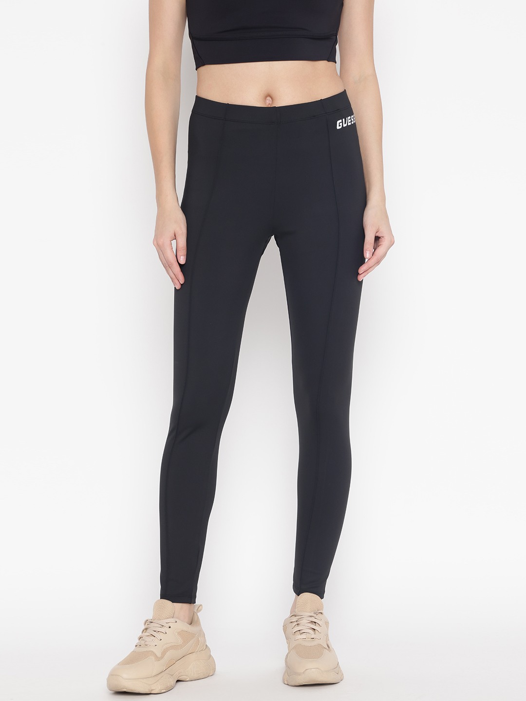 Black Solid Legging