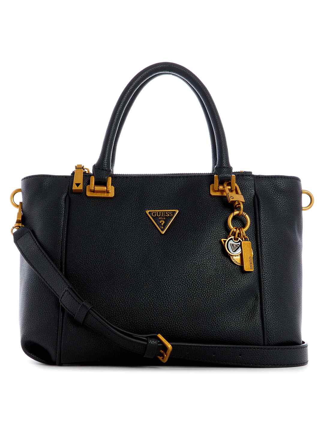 Black Solid Destiny Status Satchel Bag