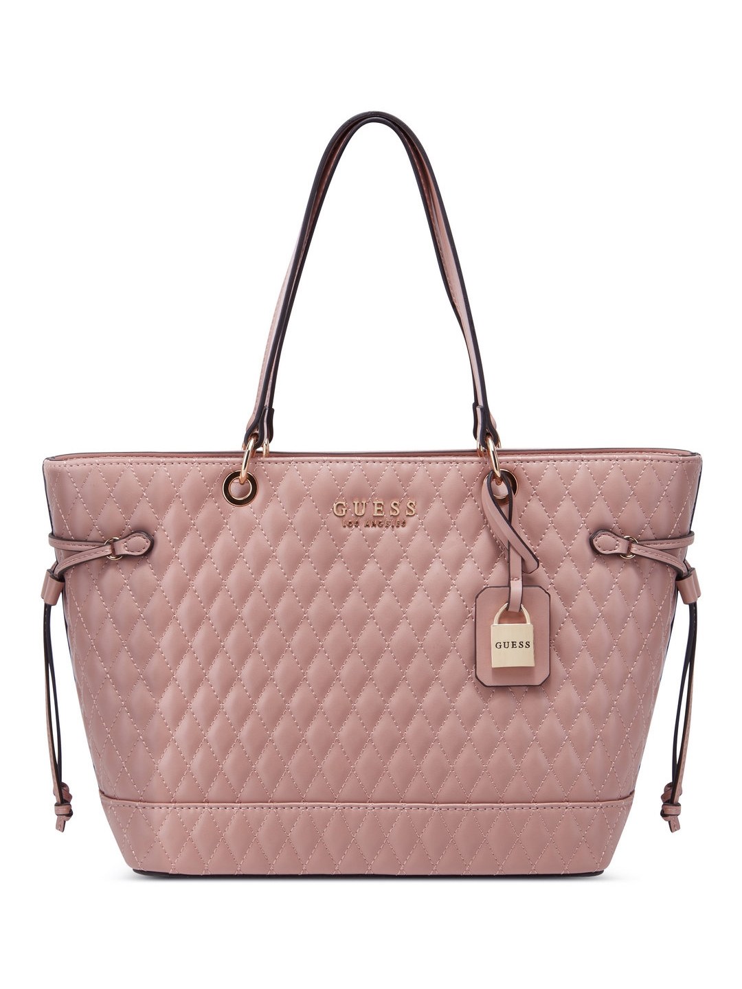 Mauve Quilted Easley Carryall Tote Bag