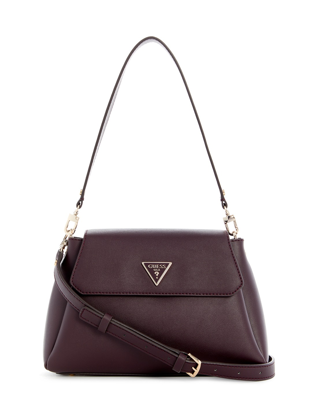 Aubergine Solid Sora Girlfriend Shoulder Bag