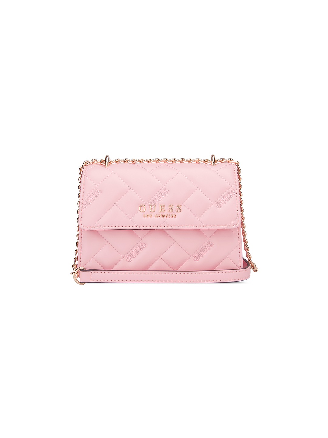 Pink Kelce Crossbody Flap Bag