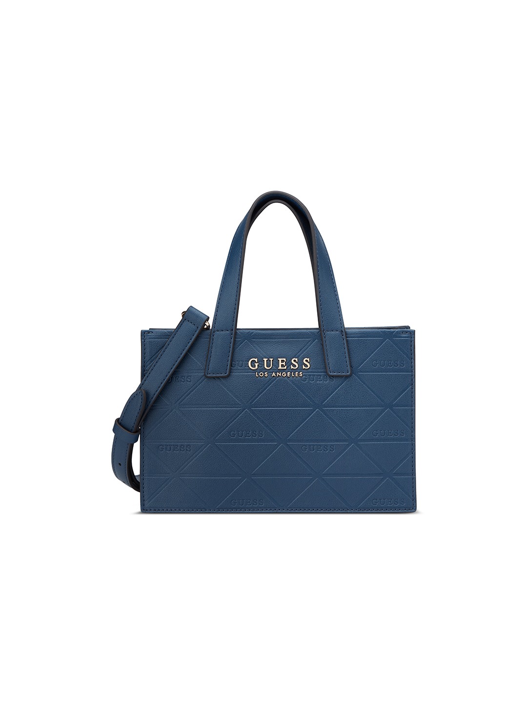 Navy Textured Magnet Finneas Mini Tote Bag