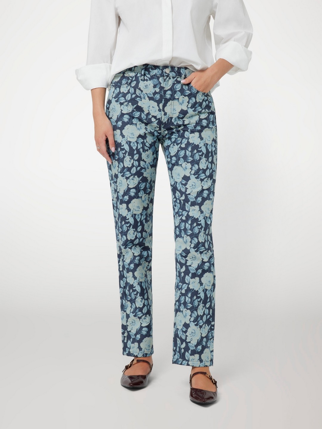 Guess Indigo Rose Rapture Printed Jeans