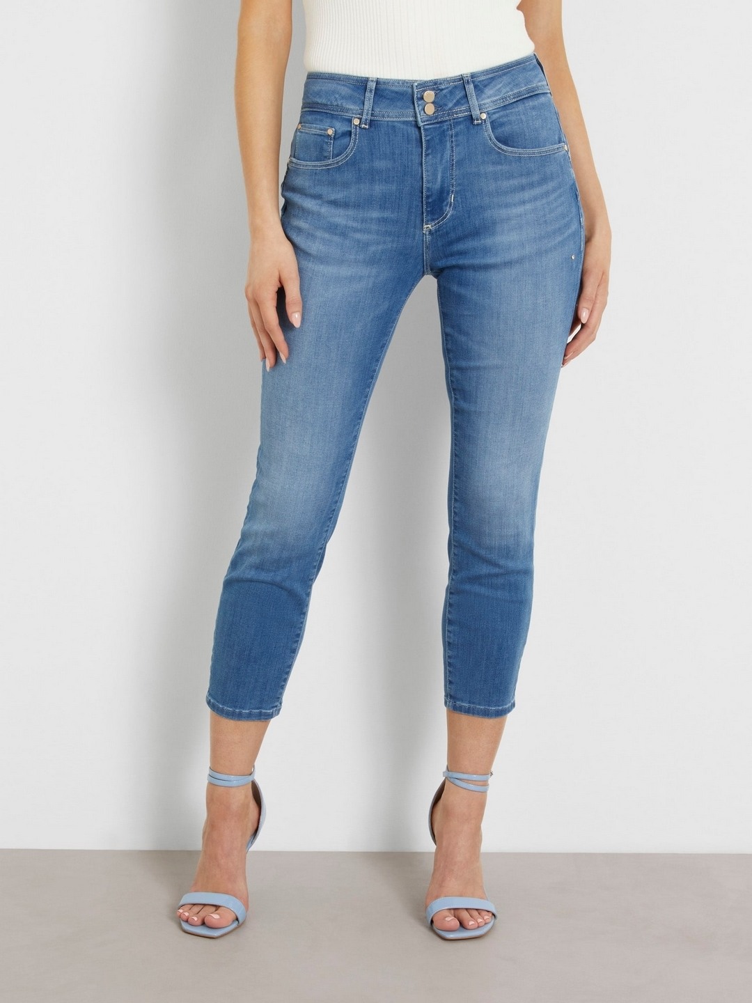 Eau Mid Solid Mid Rise Jeans